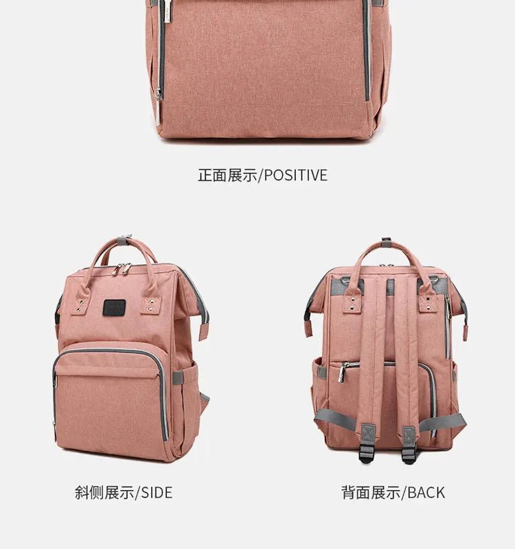 Nappy Backpack Bag Mummy Large Capacity Bag Mom Baby Multi-function Waterproof Outdoor Travel Diaper Bags For Baby Care - MAGUSTA BEAUTY