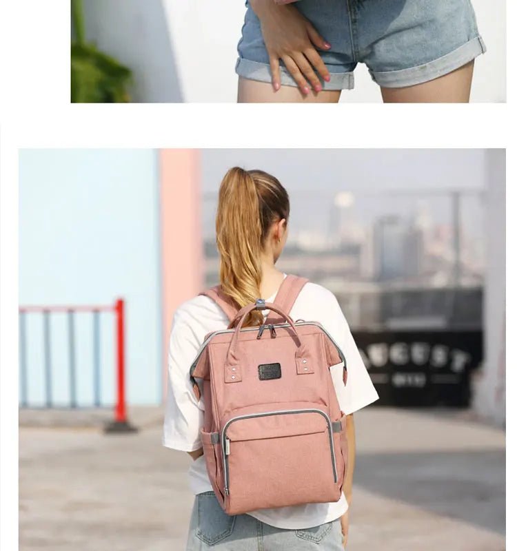 Nappy Backpack Bag Mummy Large Capacity Bag Mom Baby Multi-function Waterproof Outdoor Travel Diaper Bags For Baby Care - MAGUSTA BEAUTY