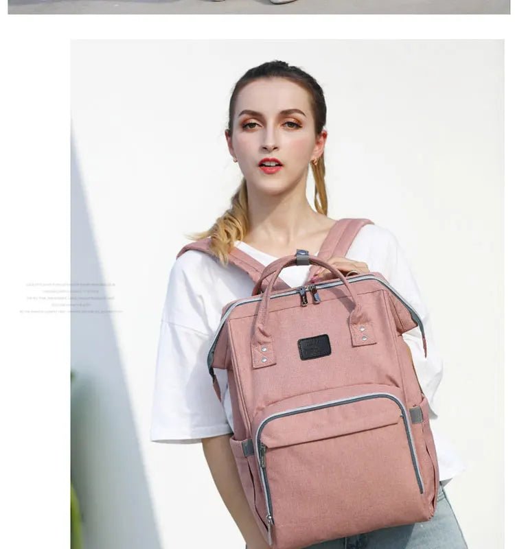 Nappy Backpack Bag Mummy Large Capacity Bag Mom Baby Multi-function Waterproof Outdoor Travel Diaper Bags For Baby Care - MAGUSTA BEAUTY