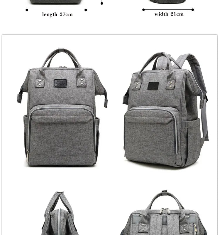 Nappy Backpack Bag Mummy Large Capacity Bag Mom Baby Multi-function Waterproof Outdoor Travel Diaper Bags For Baby Care - MAGUSTA BEAUTY