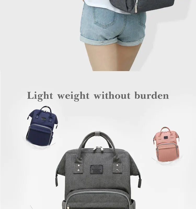 Nappy Backpack Bag Mummy Large Capacity Bag Mom Baby Multi-function Waterproof Outdoor Travel Diaper Bags For Baby Care - MAGUSTA BEAUTY