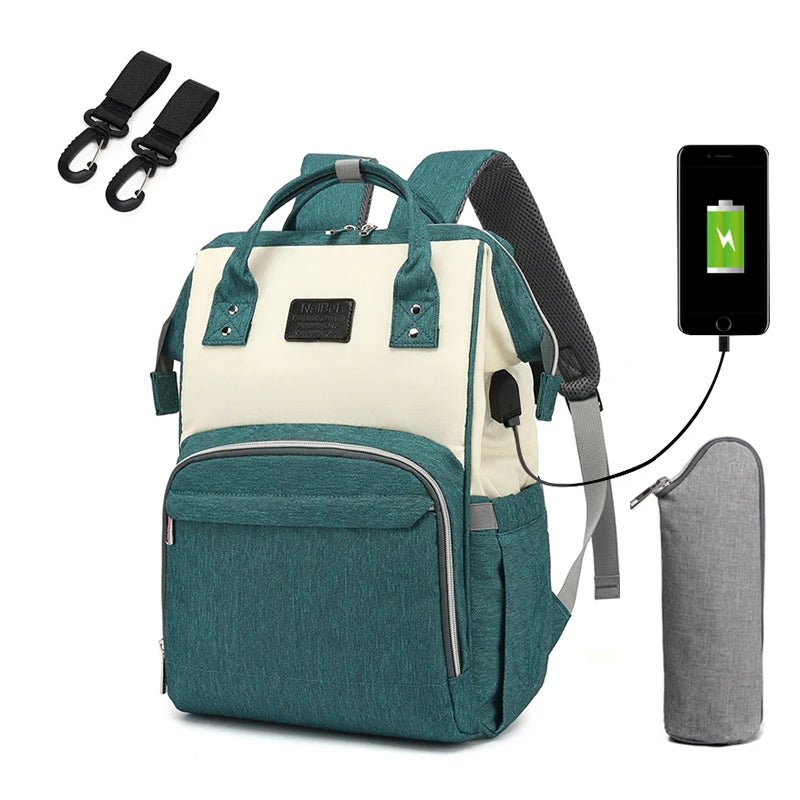 Nappy Backpack Bag Mummy Large Capacity Bag Mom Baby Multi-function Waterproof Outdoor Travel Diaper Bags For Baby Care - MAGUSTA BEAUTY