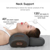 Neck Massager Pillow Cervical Orthopedic Pillow Lifting Traction Relax Hot Compress Vibration Massage Neck Pain Relief - MAGUSTA BEAUTY