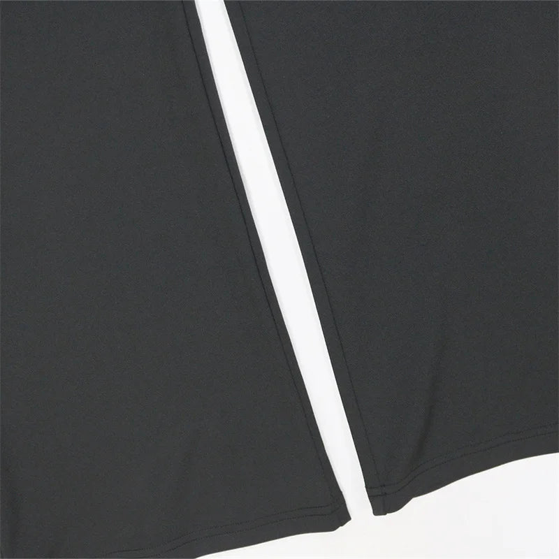 New 2025 Summer Women V Neck Sleeveless Elegant Straight Jumpsuits Edible Tree Fungus Sexy Birthday Party Jumpsuit Rompers Black - MAGUSTA BEAUTY