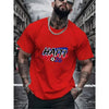 【New Arrival】Men Haiti 2026 Soccer Fan T-Shirt Red Short Sleeve Crewneck Tee Haitian Football Flag Inspired Tops - MAGUSTA BEAUTY