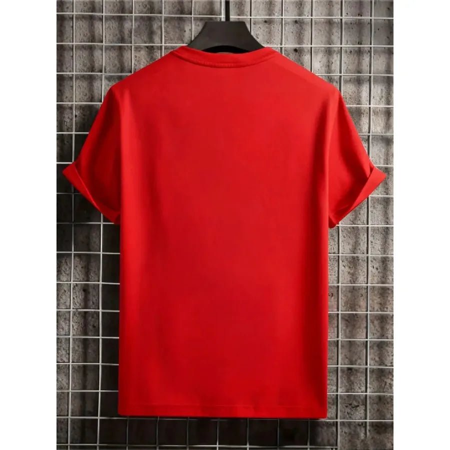 【New Arrival】Men Haiti 2026 Soccer Fan T-Shirt Red Short Sleeve Crewneck Tee Haitian Football Flag Inspired Tops - MAGUSTA BEAUTY