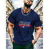 【New Arrival】Men Haiti 2026 Soccer Fan T-Shirt Red Short Sleeve Crewneck Tee Haitian Football Flag Inspired Tops - MAGUSTA BEAUTY
