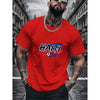 【New Arrival】Men Haiti 2026 Soccer Fan T-Shirt Red Short Sleeve Crewneck Tee Haitian Football Flag Inspired Tops - MAGUSTA BEAUTY