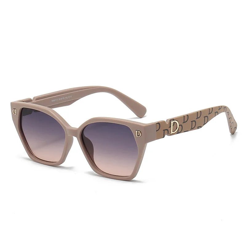 New Luxury D Brand Glamour Sunglasses For Women And Men Stylish Cat Eye Designer Eyewear Classic Fashion Unisex Glasses UV400 - MAGUSTA BEAUTY