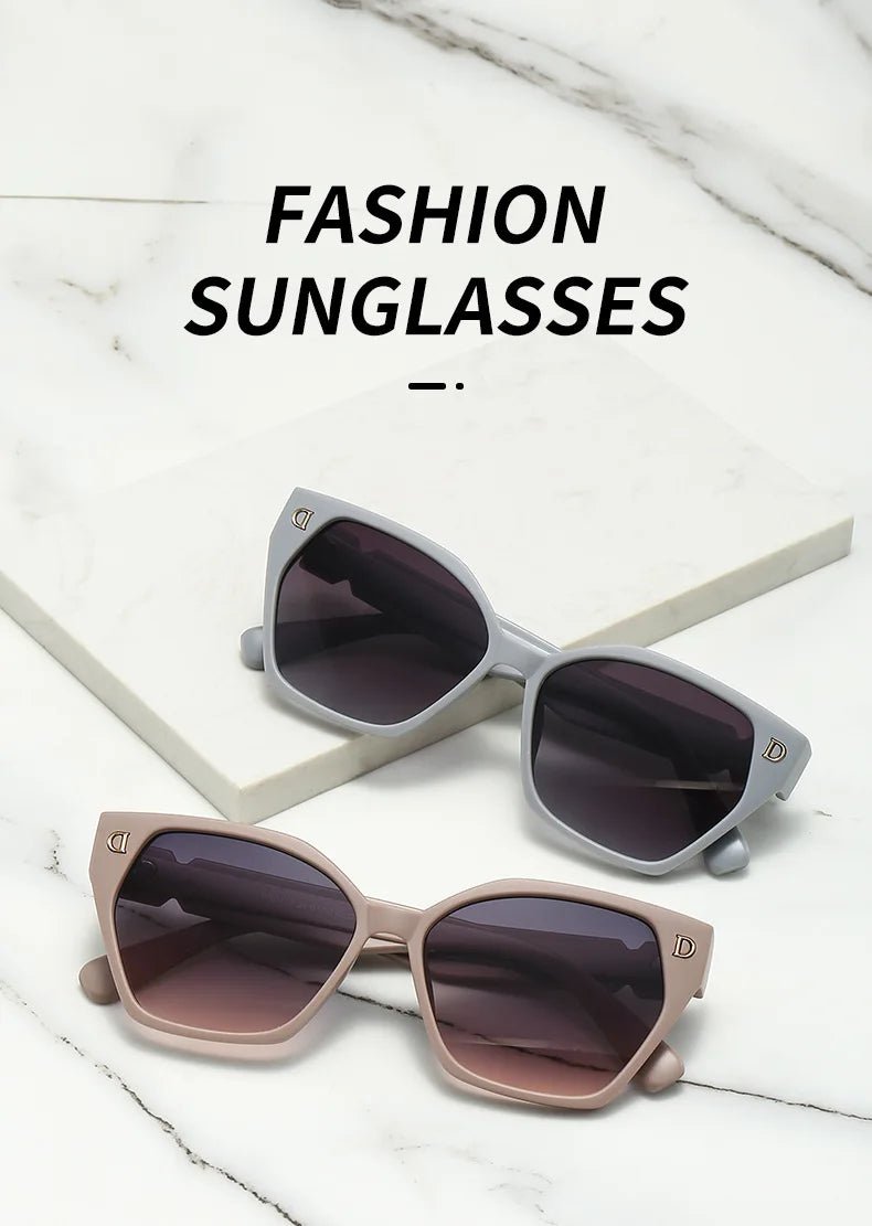 New Luxury D Brand Glamour Sunglasses For Women And Men Stylish Cat Eye Designer Eyewear Classic Fashion Unisex Glasses UV400 - MAGUSTA BEAUTY