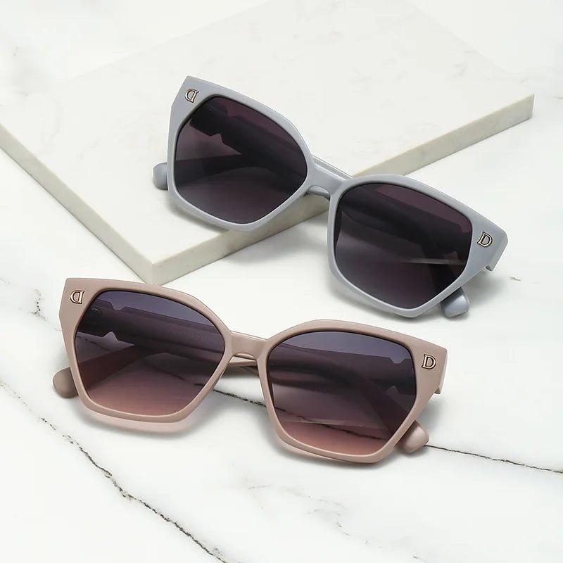 New Luxury D Brand Glamour Sunglasses For Women And Men Stylish Cat Eye Designer Eyewear Classic Fashion Unisex Glasses UV400 - MAGUSTA BEAUTY