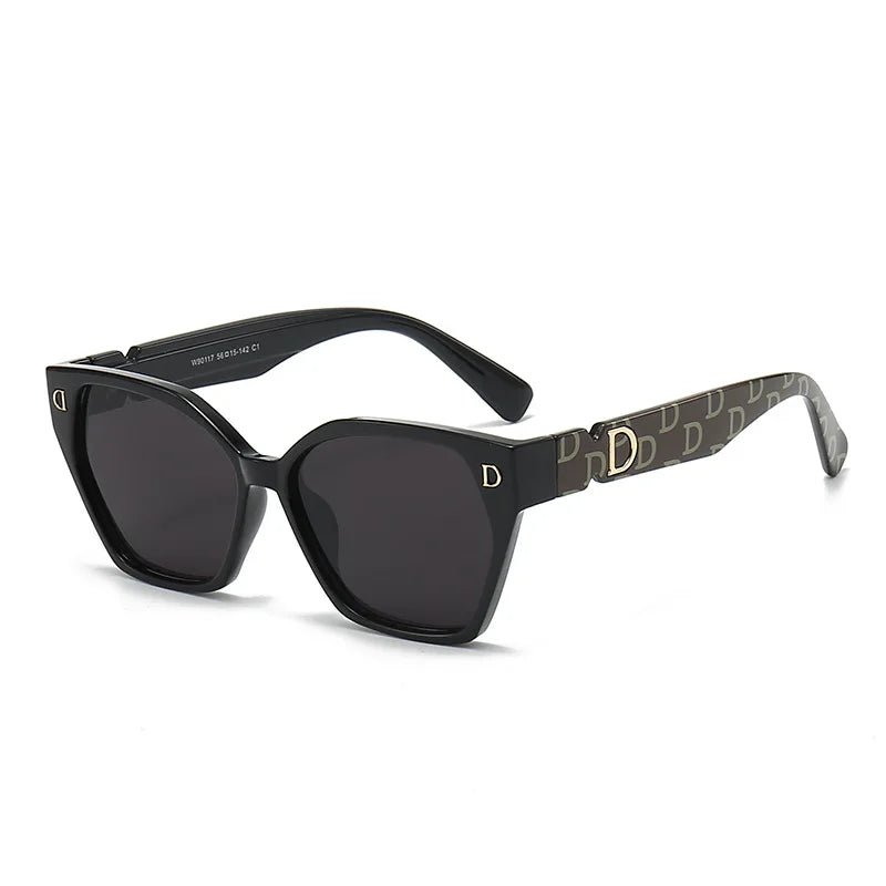 New Luxury D Brand Glamour Sunglasses For Women And Men Stylish Cat Eye Designer Eyewear Classic Fashion Unisex Glasses UV400 - MAGUSTA BEAUTY