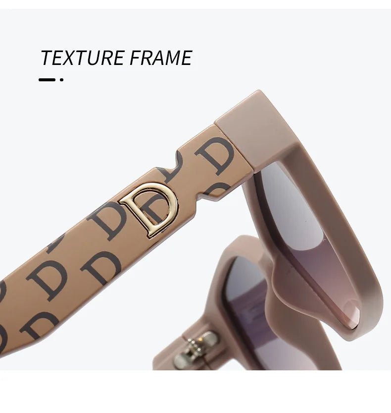 New Luxury D Brand Glamour Sunglasses For Women And Men Stylish Cat Eye Designer Eyewear Classic Fashion Unisex Glasses UV400 - MAGUSTA BEAUTY