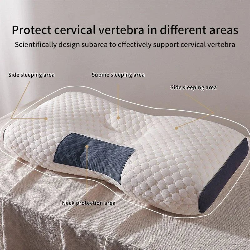 New Neck Pillow Help Sleep And Protect The Neck Cervical Orthopedic Soybean Fiber Massage Household SPA Pillow For Sleeping - MAGUSTA BEAUTY