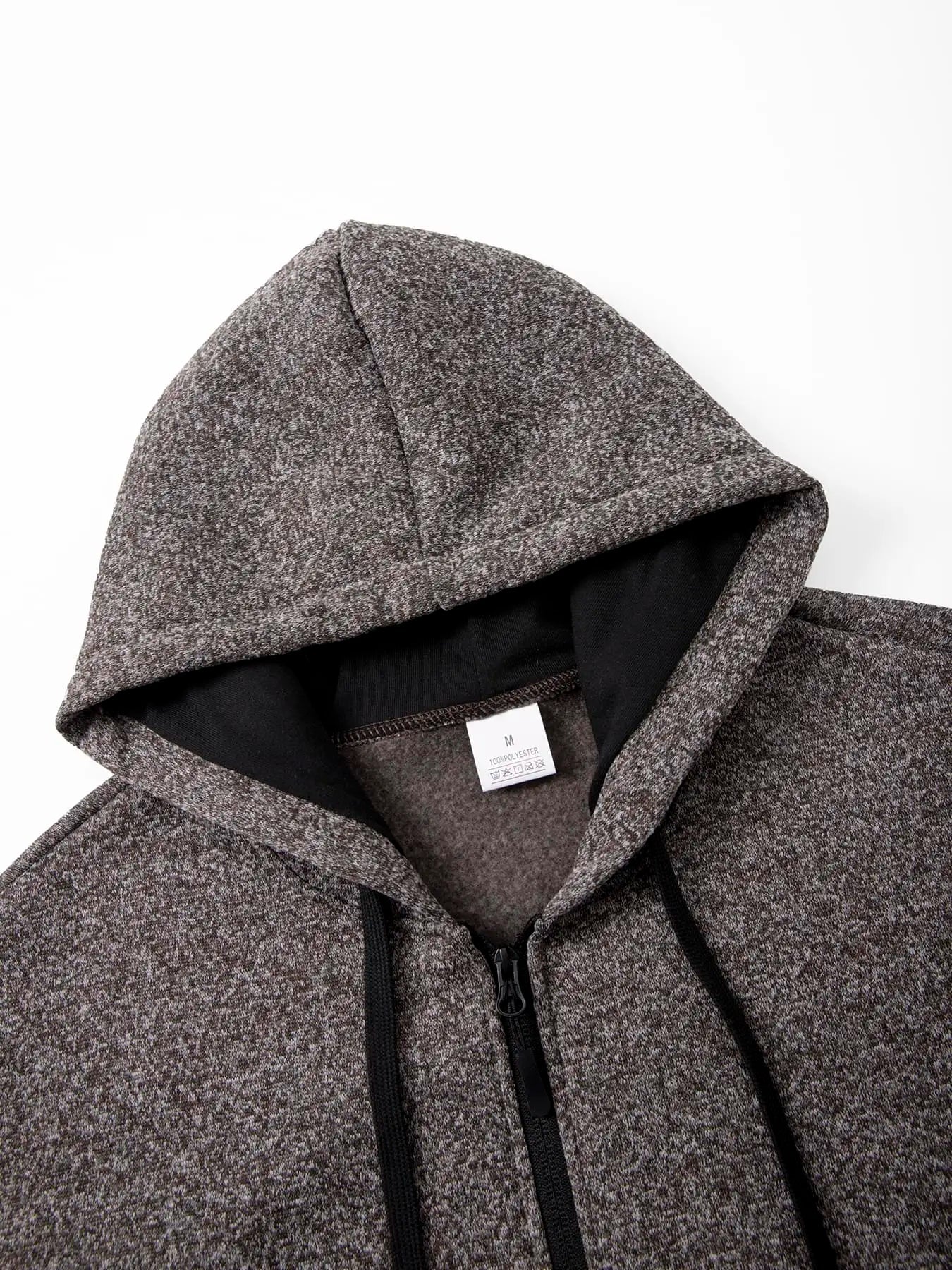 New Streetwear Men's Long Sleeve Sweatshirts for Men Zipper Hooded Oversize Winter Warm Jacket Coat Outdoor Tracksuit Men - MAGUSTA BEAUTY