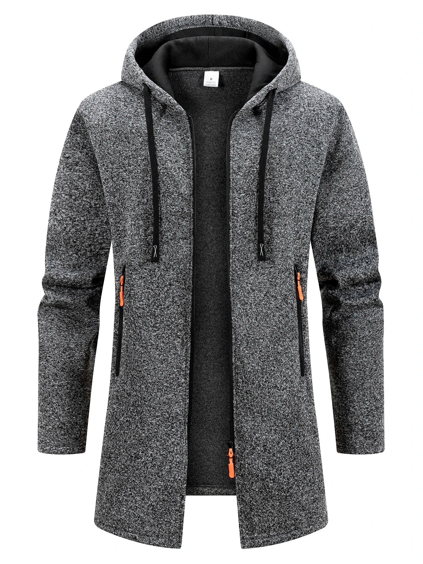 New Streetwear Men's Long Sleeve Sweatshirts for Men Zipper Hooded Oversize Winter Warm Jacket Coat Outdoor Tracksuit Men - MAGUSTA BEAUTY