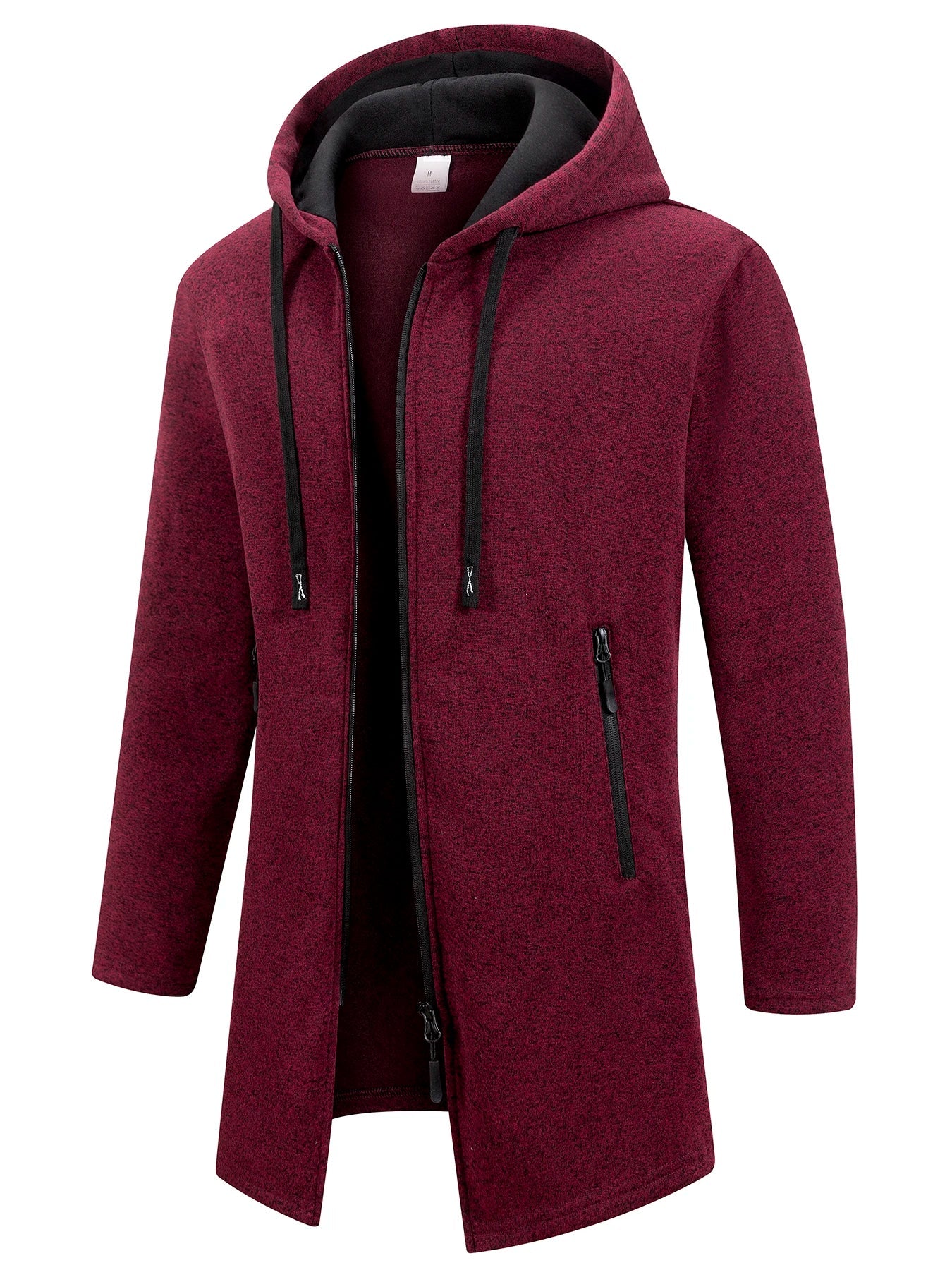 New Streetwear Men's Long Sleeve Sweatshirts for Men Zipper Hooded Oversize Winter Warm Jacket Coat Outdoor Tracksuit Men - MAGUSTA BEAUTY