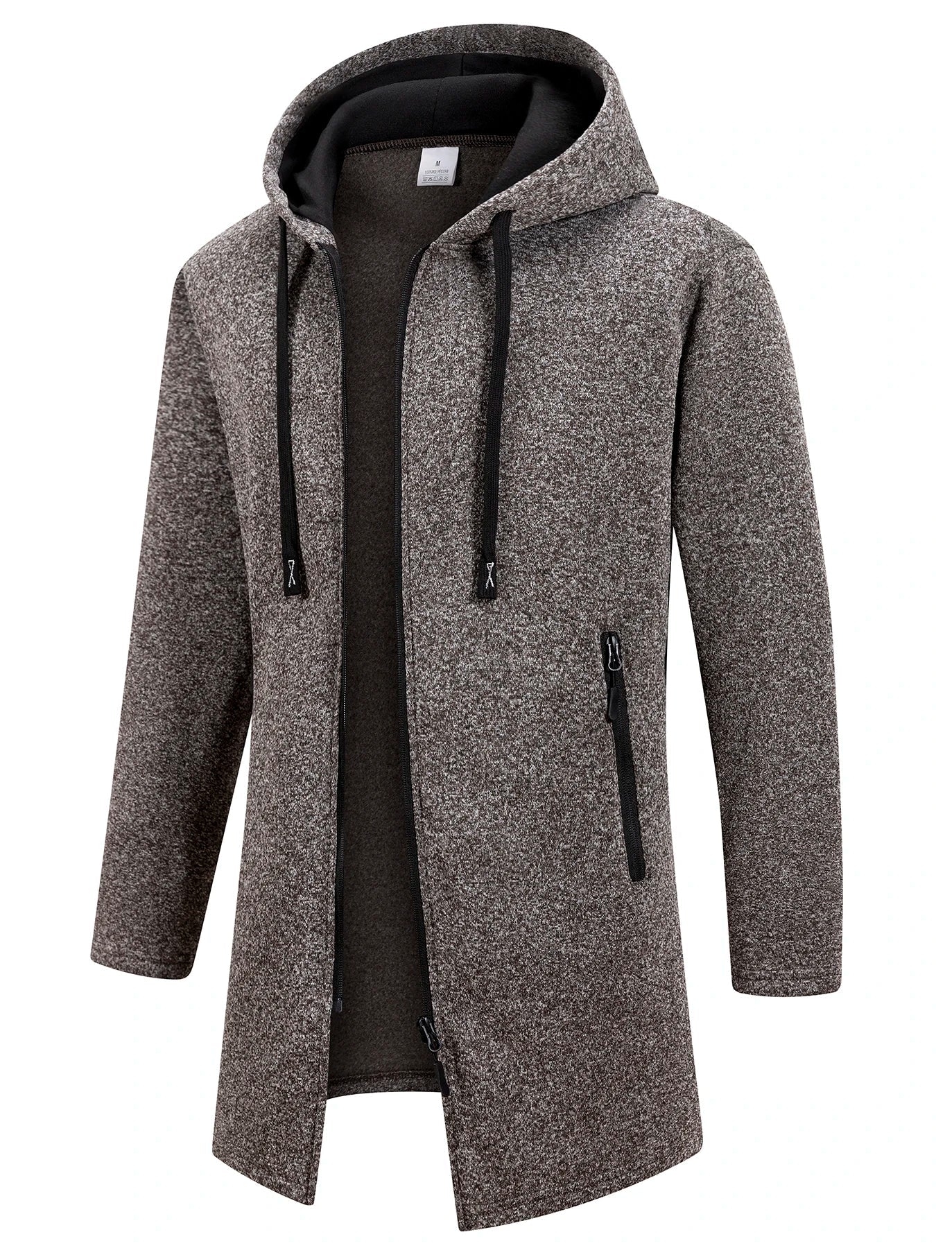 New Streetwear Men's Long Sleeve Sweatshirts for Men Zipper Hooded Oversize Winter Warm Jacket Coat Outdoor Tracksuit Men - MAGUSTA BEAUTY