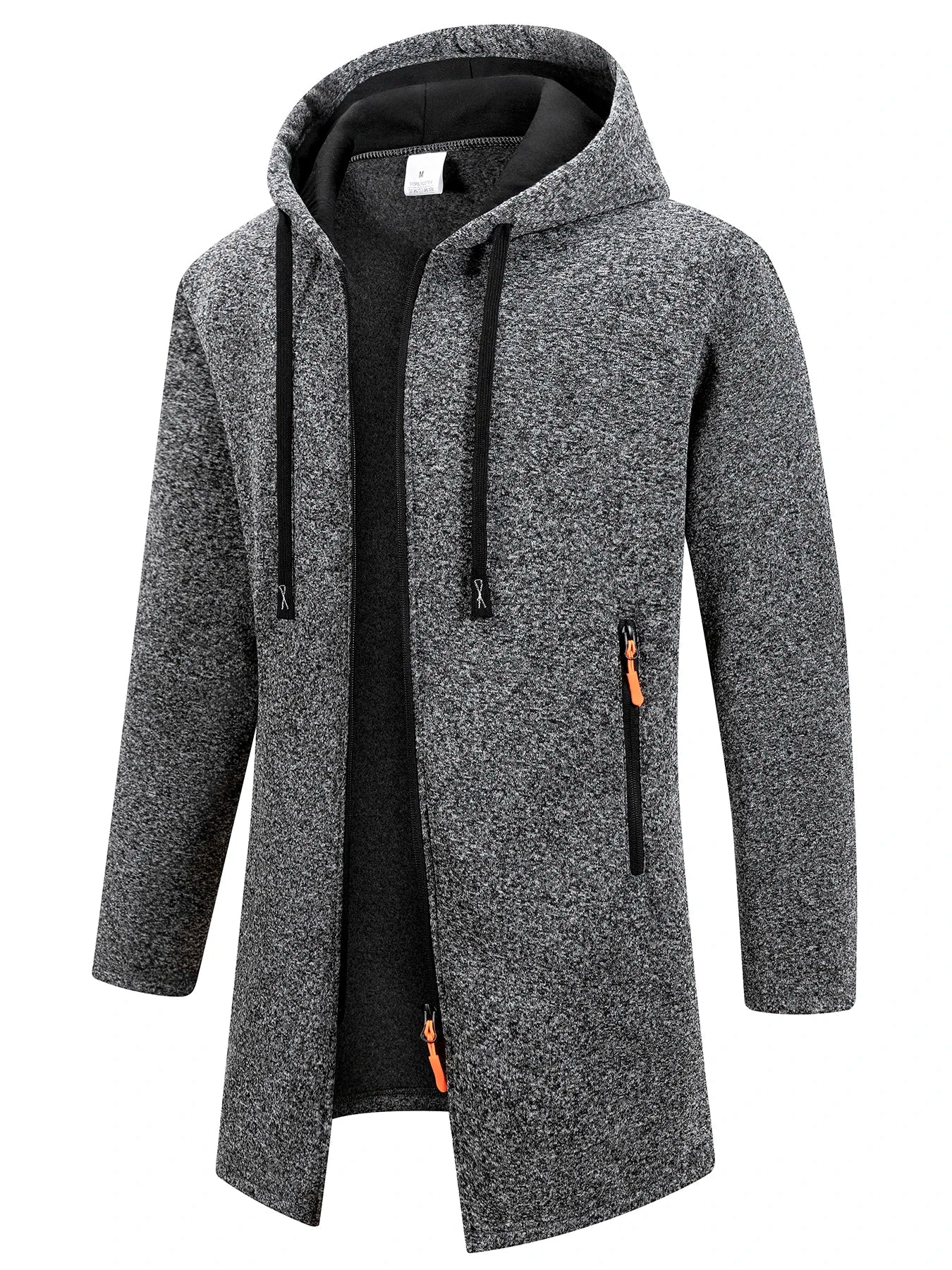 New Streetwear Men's Long Sleeve Sweatshirts for Men Zipper Hooded Oversize Winter Warm Jacket Coat Outdoor Tracksuit Men - MAGUSTA BEAUTY