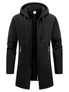 New Streetwear Men's Long Sleeve Sweatshirts for Men Zipper Hooded Oversize Winter Warm Jacket Coat Outdoor Tracksuit Men - MAGUSTA BEAUTY
