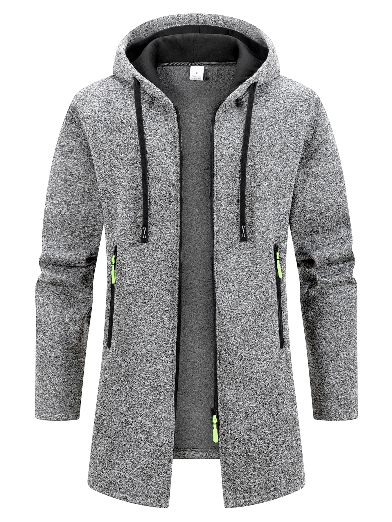 New Streetwear Men's Long Sleeve Sweatshirts for Men Zipper Hooded Oversize Winter Warm Jacket Coat Outdoor Tracksuit Men - MAGUSTA BEAUTY