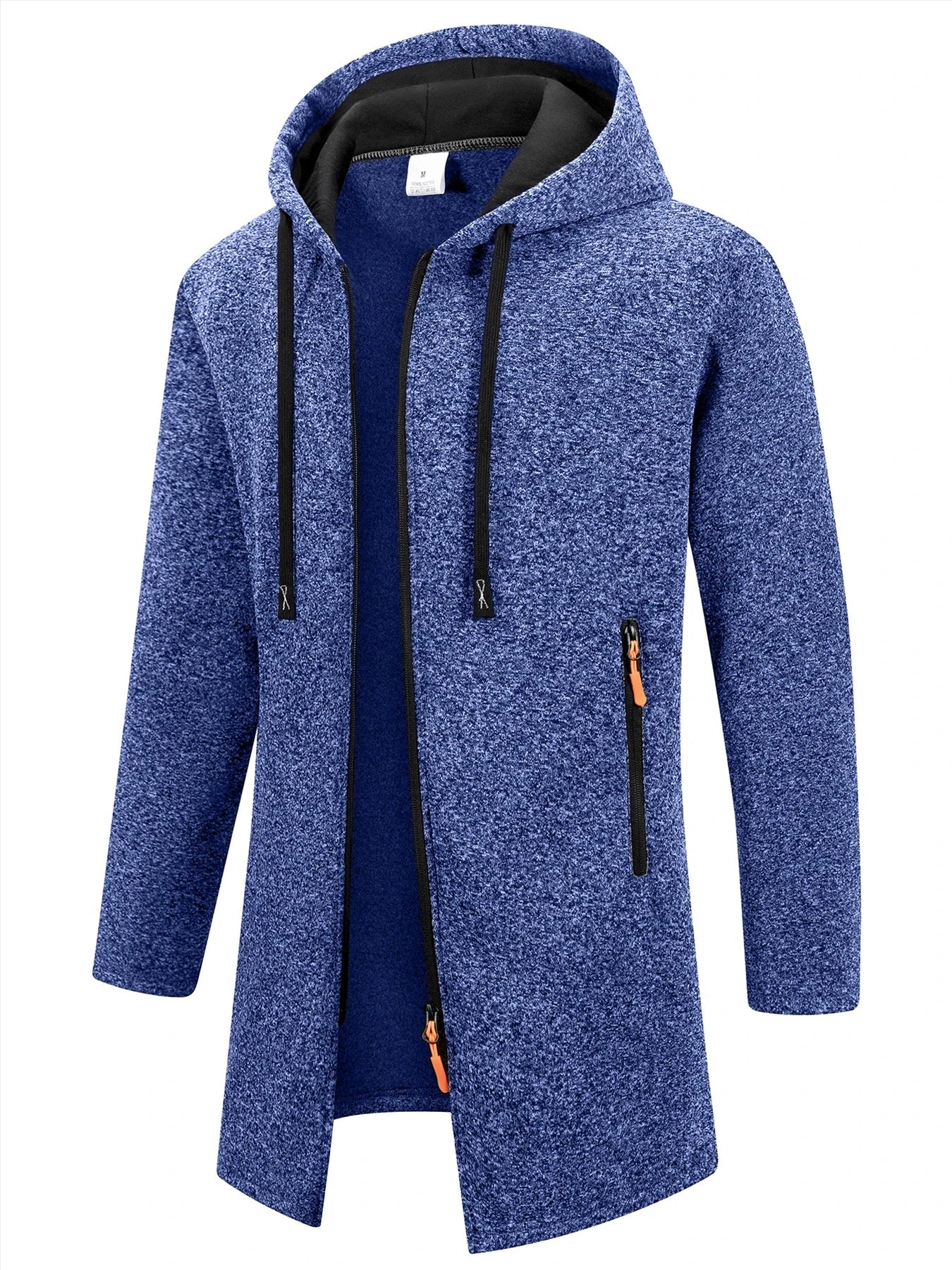New Streetwear Men's Long Sleeve Sweatshirts for Men Zipper Hooded Oversize Winter Warm Jacket Coat Outdoor Tracksuit Men - MAGUSTA BEAUTY