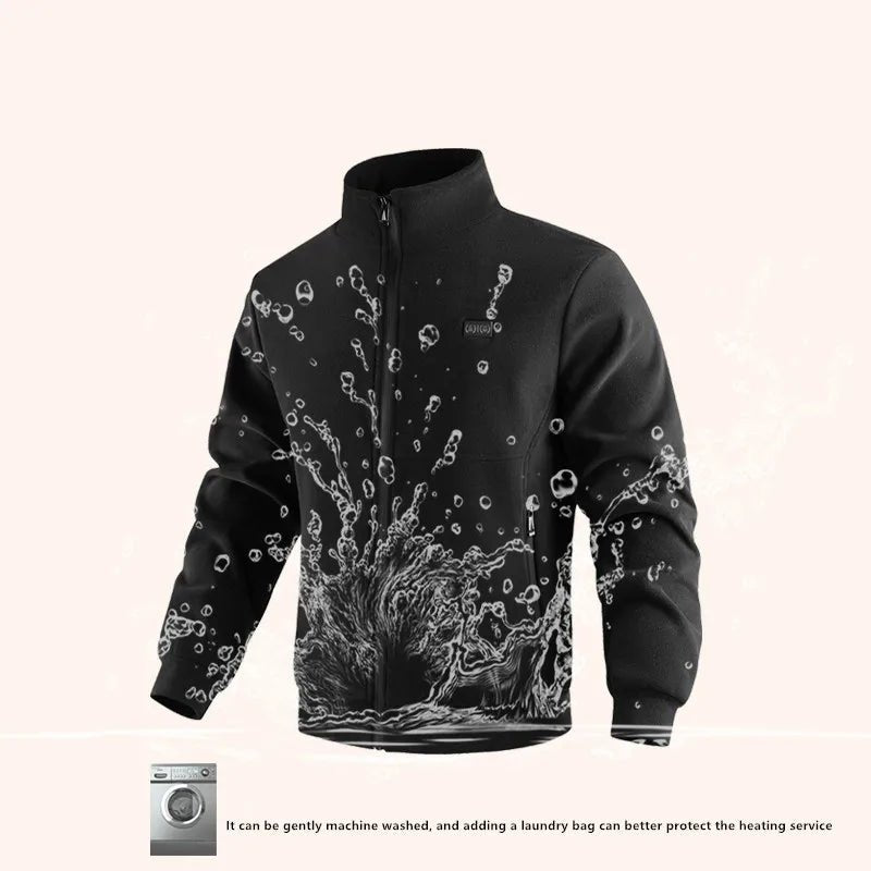 New Winter Fashion Versatile Polar Fleece Thick Heating Warm Jacket For Both Men Women 8-Zone Intelligent Heating Electric Coat - MAGUSTA BEAUTY