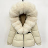 OFTBUY 2025 Winter Clothing Puffer Jacket Women Real Fox Fur Hooded Thick Warm 90% White Duck Down Coat Female Parkas Waterproof - MAGUSTA BEAUTY