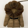 OFTBUY 2025 Winter Clothing Puffer Jacket Women Real Fox Fur Hooded Thick Warm 90% White Duck Down Coat Female Parkas Waterproof - MAGUSTA BEAUTY