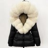 OFTBUY 2025 Winter Clothing Puffer Jacket Women Real Fox Fur Hooded Thick Warm 90% White Duck Down Coat Female Parkas Waterproof - MAGUSTA BEAUTY