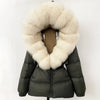 OFTBUY 2025 Winter Clothing Puffer Jacket Women Real Fox Fur Hooded Thick Warm 90% White Duck Down Coat Female Parkas Waterproof - MAGUSTA BEAUTY