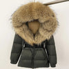 OFTBUY 2025 Winter Clothing Puffer Jacket Women Real Fox Fur Hooded Thick Warm 90% White Duck Down Coat Female Parkas Waterproof - MAGUSTA BEAUTY