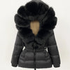 OFTBUY 2025 Winter Clothing Puffer Jacket Women Real Fox Fur Hooded Thick Warm 90% White Duck Down Coat Female Parkas Waterproof - MAGUSTA BEAUTY