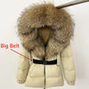 OFTBUY 2025 Winter Clothing Puffer Jacket Women Real Fox Fur Hooded Thick Warm 90% White Duck Down Coat Female Parkas Waterproof - MAGUSTA BEAUTY
