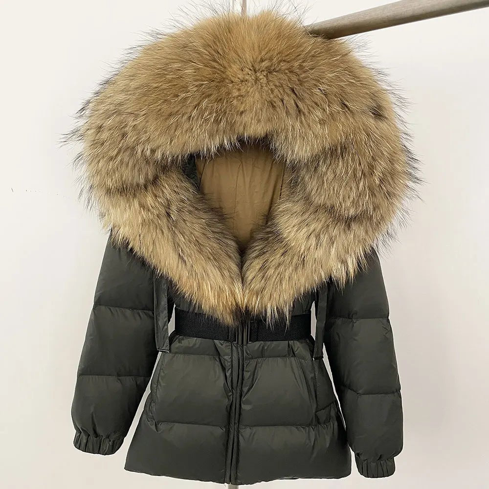OFTBUY 2025 Winter Clothing Puffer Jacket Women Real Fox Fur Hooded Thick Warm 90% White Duck Down Coat Female Parkas Waterproof - MAGUSTA BEAUTY