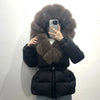OFTBUY 2025 Winter Clothing Puffer Jacket Women Real Fox Fur Hooded Thick Warm 90% White Duck Down Coat Female Parkas Waterproof - MAGUSTA BEAUTY
