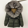 OFTBUY 2025 Winter Clothing Puffer Jacket Women Real Fox Fur Hooded Thick Warm 90% White Duck Down Coat Female Parkas Waterproof - MAGUSTA BEAUTY