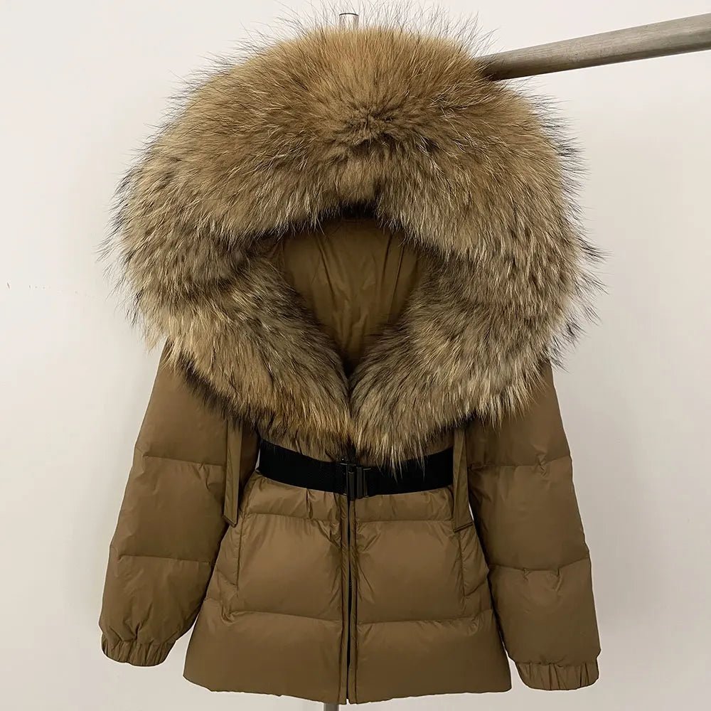 OFTBUY 2025 Winter Clothing Puffer Jacket Women Real Fox Fur Hooded Thick Warm 90% White Duck Down Coat Female Parkas Waterproof - MAGUSTA BEAUTY