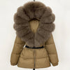 OFTBUY 2025 Winter Clothing Puffer Jacket Women Real Fox Fur Hooded Thick Warm 90% White Duck Down Coat Female Parkas Waterproof - MAGUSTA BEAUTY