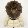 OFTBUY 2025 Winter Clothing Puffer Jacket Women Real Fox Fur Hooded Thick Warm 90% White Duck Down Coat Female Parkas Waterproof - MAGUSTA BEAUTY