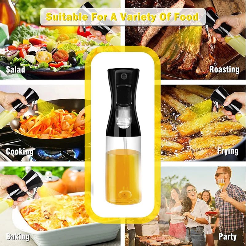 Oil Spray Bottle for Cooking Kitchen Olive Oil Sprayer for Camping BBQ Baking Vinegar Soy Sauce 200ml 300ml - MAGUSTA BEAUTY