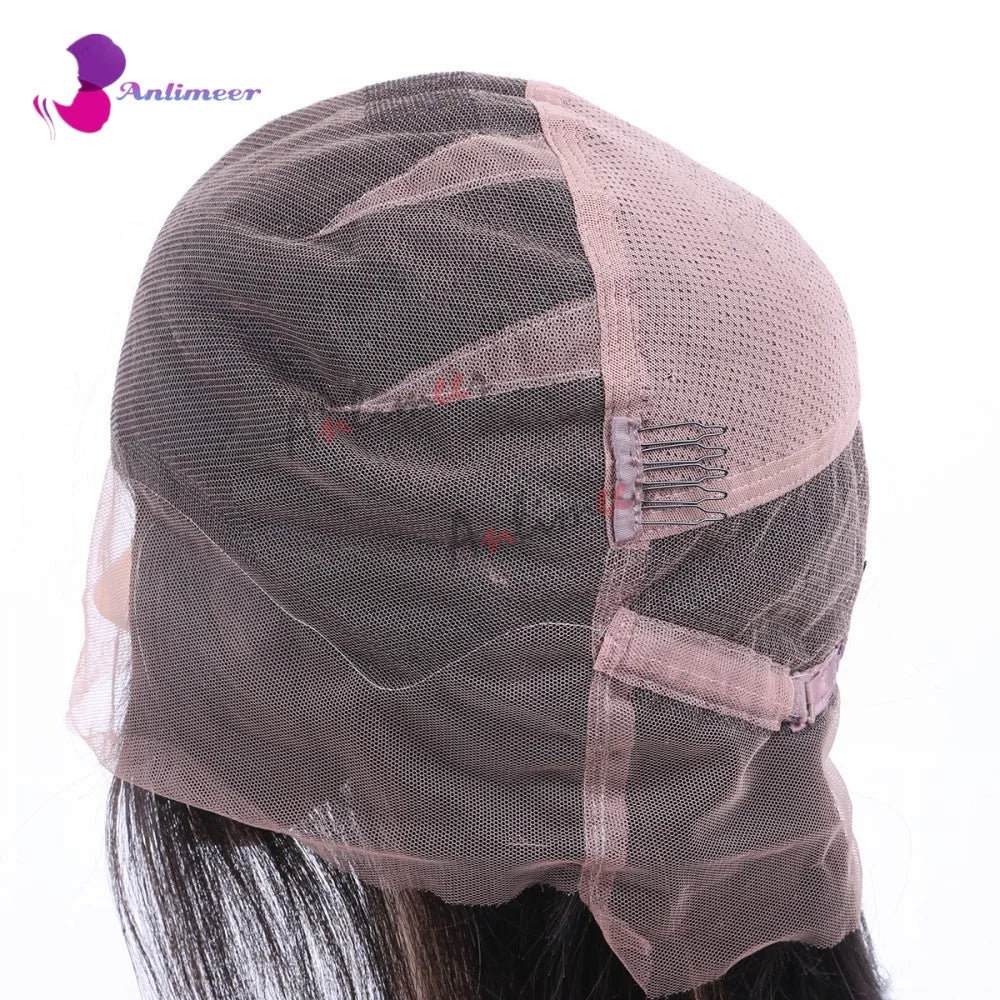 Ombre Pink Rosemary Colored Human Hair Body Wavy Glueless 13x4 Lace Front Wigs 613 Made Pre Plucked 180% Density Full Lace Wigs - MAGUSTA BEAUTY