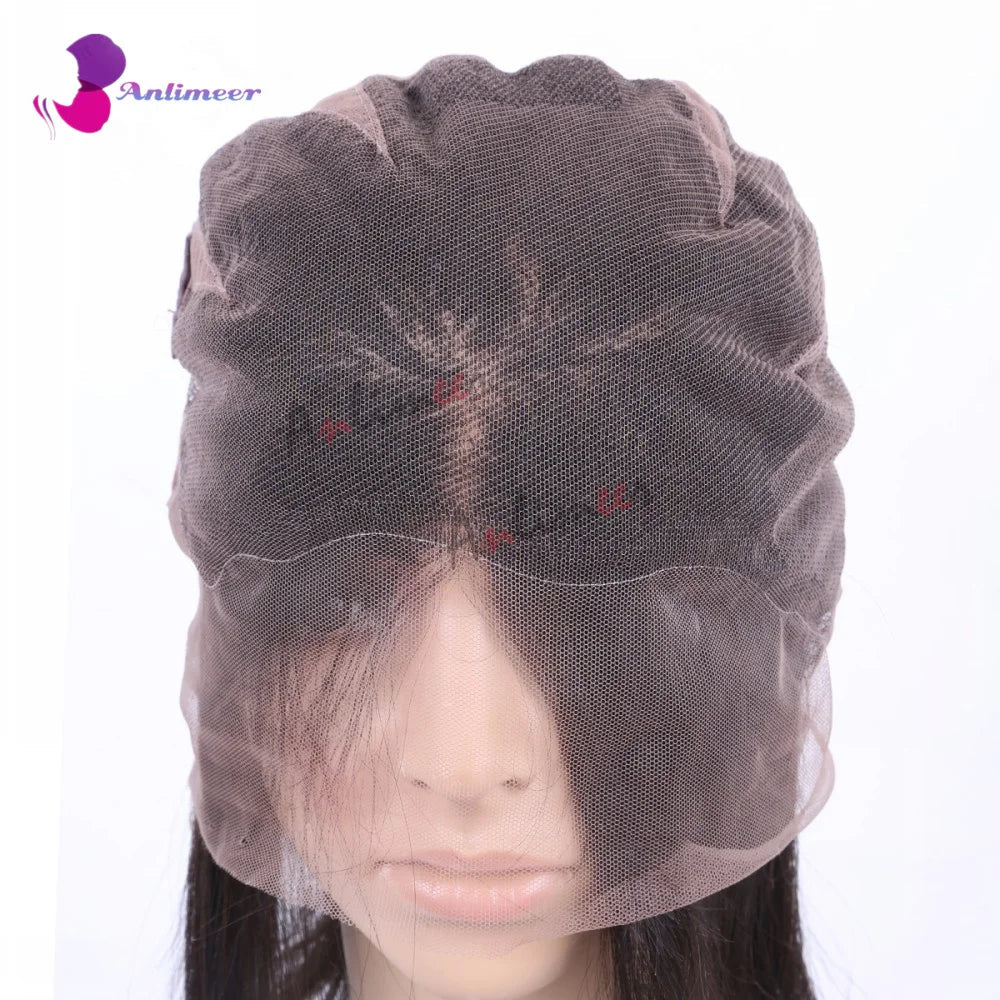 Ombre Pink Rosemary Colored Human Hair Body Wavy Glueless 13x4 Lace Front Wigs 613 Made Pre Plucked 180% Density Full Lace Wigs - MAGUSTA BEAUTY