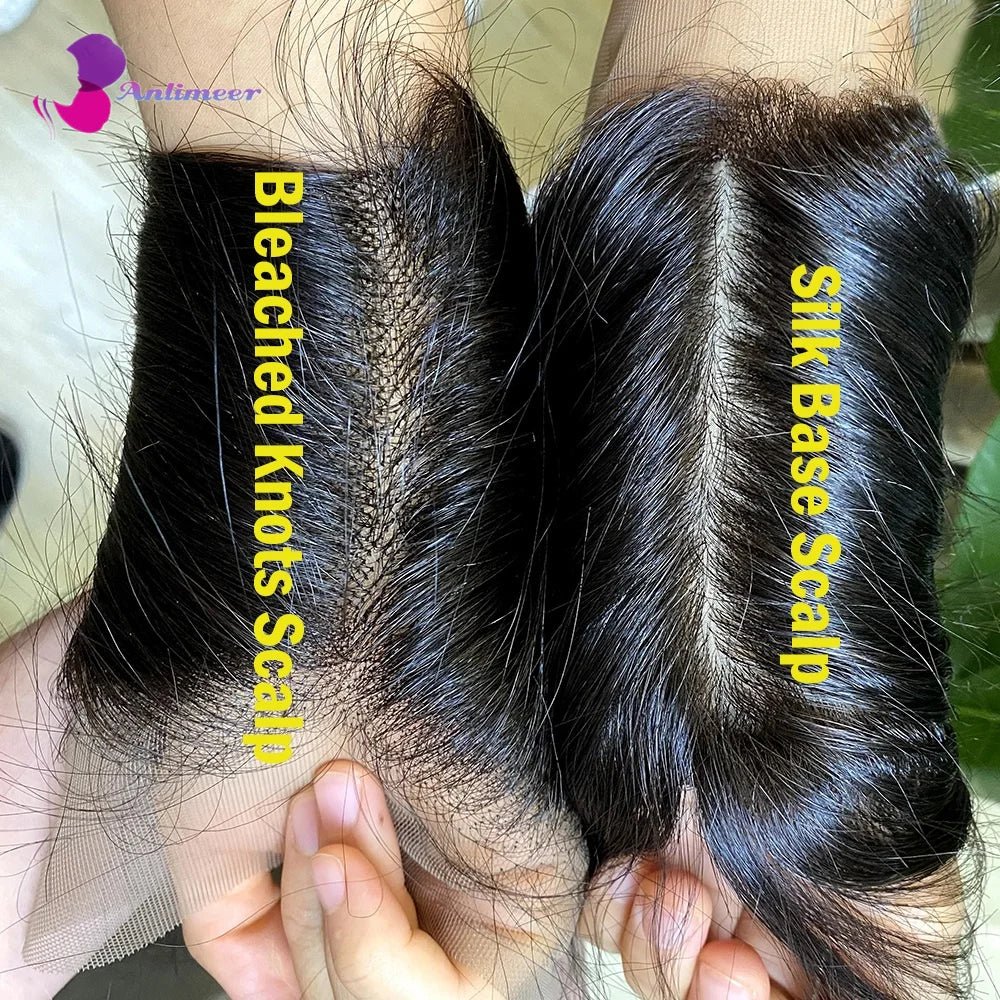 Ombre Pink Rosemary Colored Human Hair Body Wavy Glueless 13x4 Lace Front Wigs 613 Made Pre Plucked 180% Density Full Lace Wigs - MAGUSTA BEAUTY