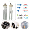 OSM036 Trendy Spring and Summer Jumpsuit Women Feather Bra Sexy White Girls Jumpsuits Elegant Casual Jumpsuits With Belt - MAGUSTA BEAUTY