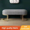 Ottomans Long Sofa Bench, Nordic Fabric Shoe Changing Bench, Home Doorway Corridor Fitting Room Chair - MAGUSTA BEAUTY
