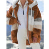 Oversized Jacket for Women Coat 2025 Autumn Winter Warm Plush Pocket Hooded Streetwear Loose Lady Zipper Cashmere Outerwear Coat - MAGUSTA BEAUTY