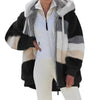 Oversized Jacket for Women Coat 2025 Autumn Winter Warm Plush Pocket Hooded Streetwear Loose Lady Zipper Cashmere Outerwear Coat - MAGUSTA BEAUTY