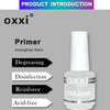 oxxi New 15ml Acid-free Primer For Nails Desiccant Hybrid Varnish Permanent Nail Polish Degreasing Base Coat Manicure Set of Gel - MAGUSTA BEAUTY