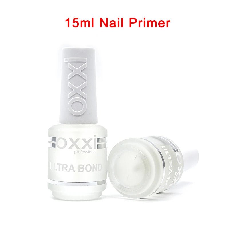 oxxi New 15ml Acid-free Primer For Nails Desiccant Hybrid Varnish Permanent Nail Polish Degreasing Base Coat Manicure Set of Gel - MAGUSTA BEAUTY